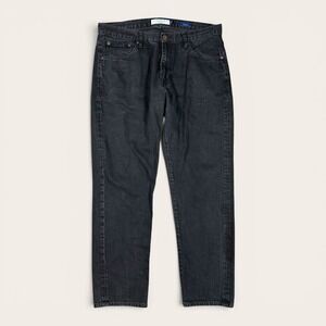 Peter Manning Jeans Mens 33x28 Classic Fit Stretch Black Denim Pants PMNYC